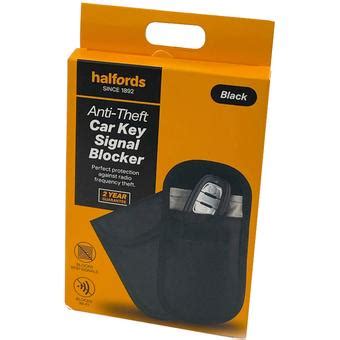 metal box block car key signal|halfords car key signal blocker.